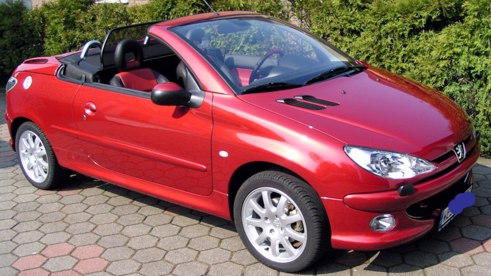 Peugeot 206 CC 1.6 бензиновый 2003 | на DRIVE2