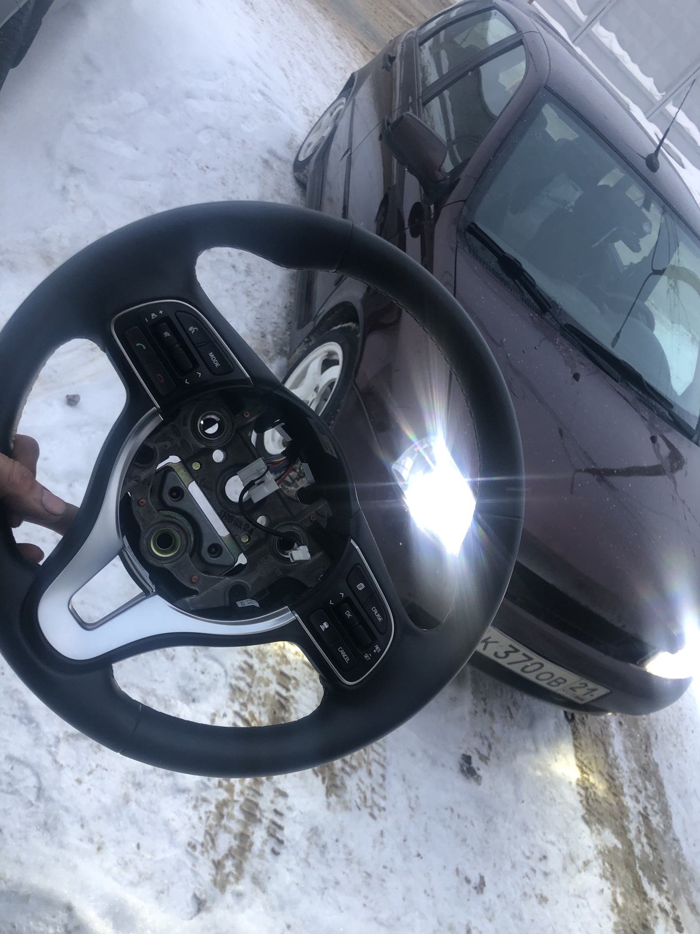 Мультируль KIA Optima JF на калину — Lada Калина Спорт (1G), 1,6 л ...