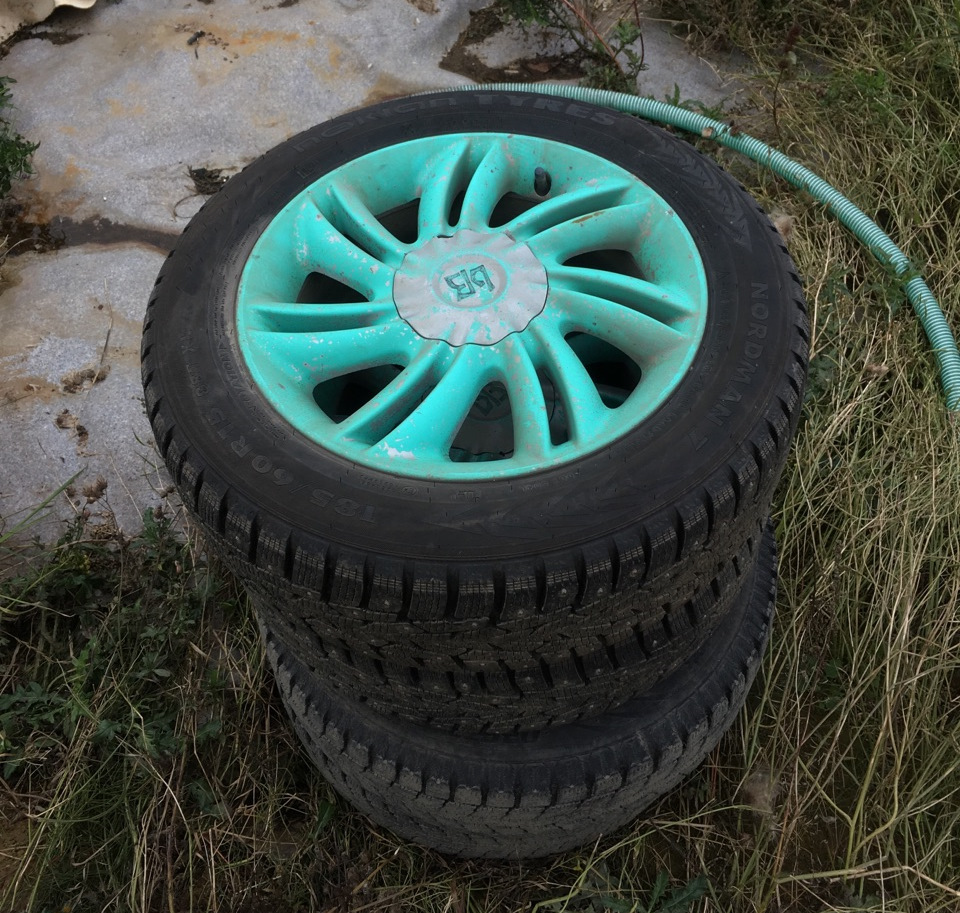 Покраска дисков — Toyota bB (NCP30), 1,5 л, 2003 года | колёсные диски ...