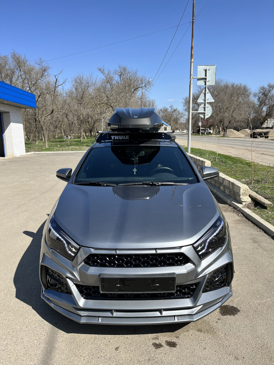 Хищный облик к LADA Vesta🦈добавил с Автобоксом CAYMAN 🐊 — Lada Vesta, 1,6  л, 2019 года | стайлинг | DRIVE2