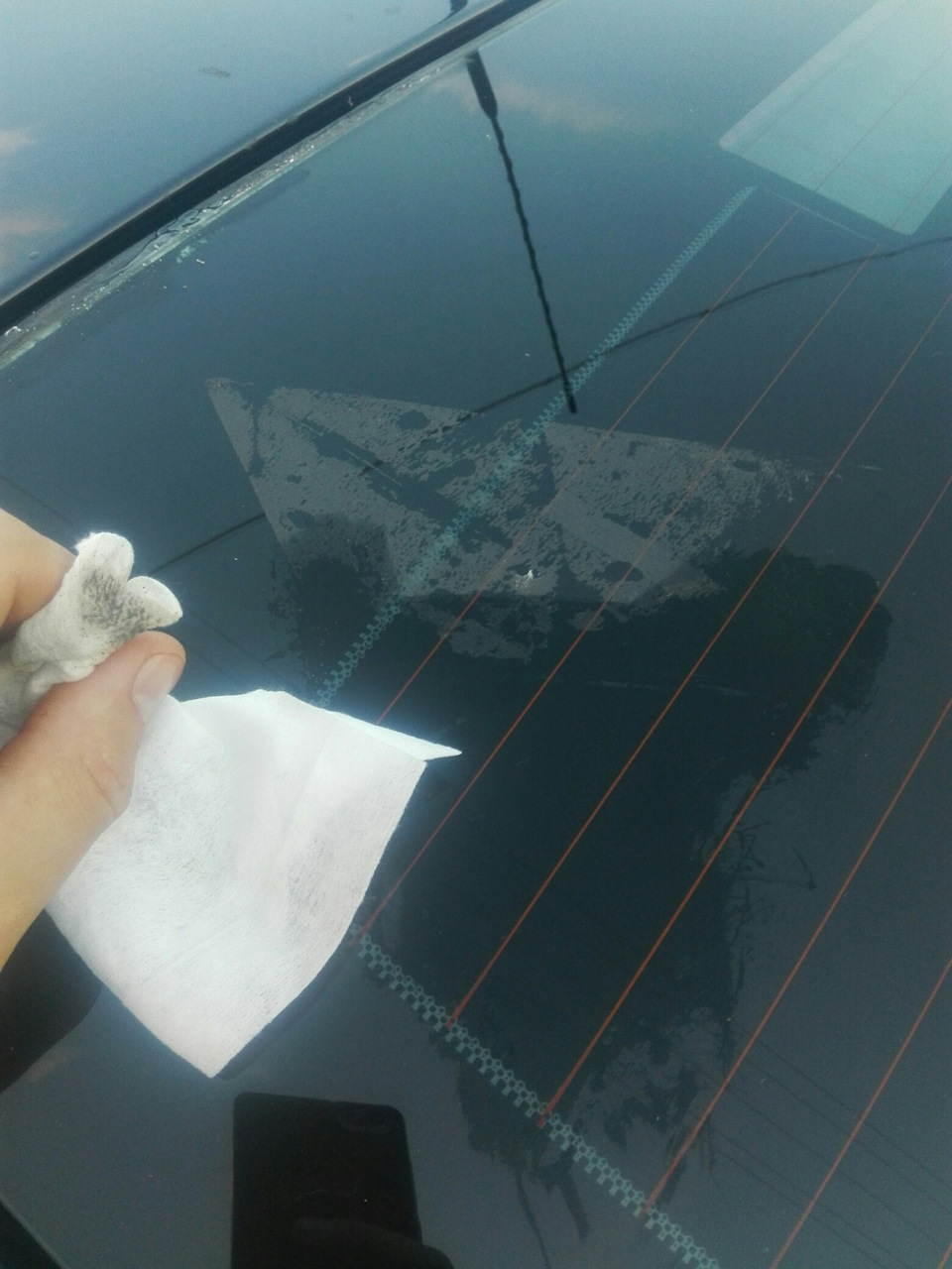 наклейка Ш. — Skoda Octavia A5 Mk2, 1,6 л, 2010 года | просто так | DRIVE2