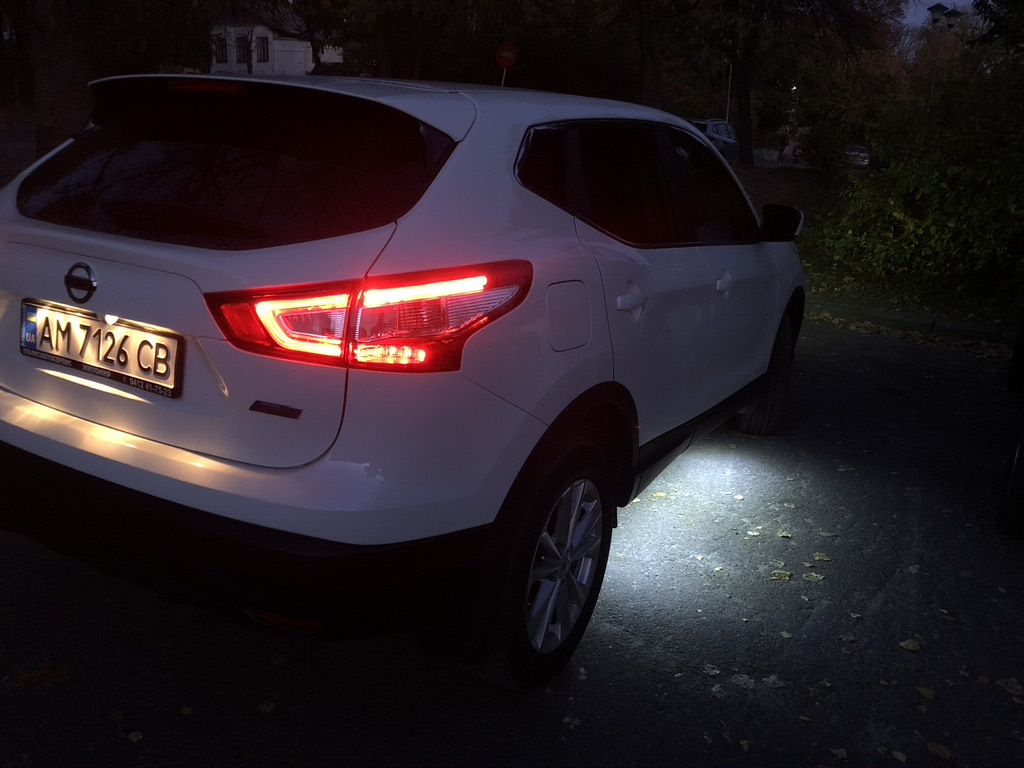 подсветка nissan qashqai j11