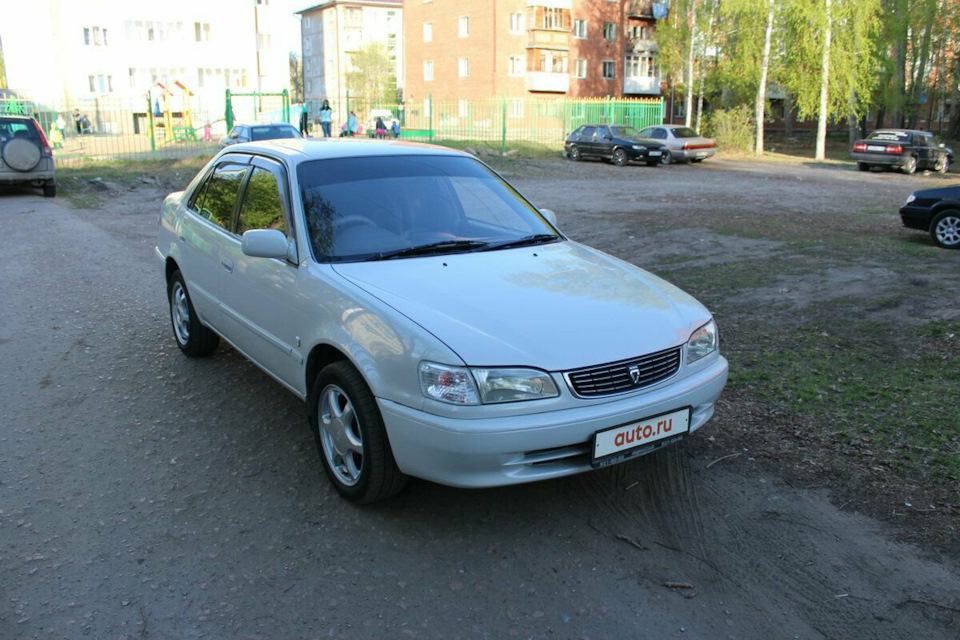 Тойота седан 1998. Toyota Corolla VIII. Борзинская барахолка Королла Тойота 100 кузов.