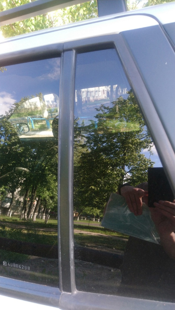 Заливка жидкой резиной наружных элементов (стойки, задний дворник ...