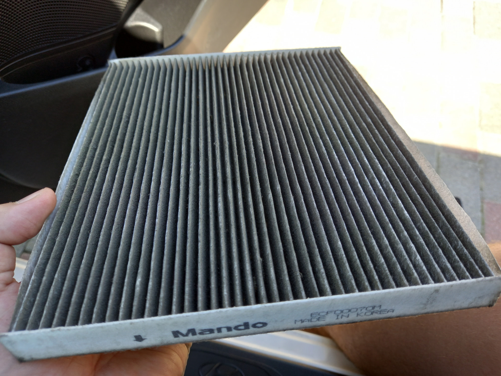 Замена салонного фильтра 246000км — Hyundai Elantra (5G), 1,8 л, 2013 ...