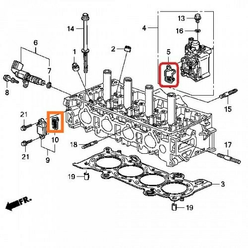 Где находится клапан vtec Замена прокладок VTEC, VTC и клапан PCV - Honda Accord (8G), 2,4 л, 2012 года ра