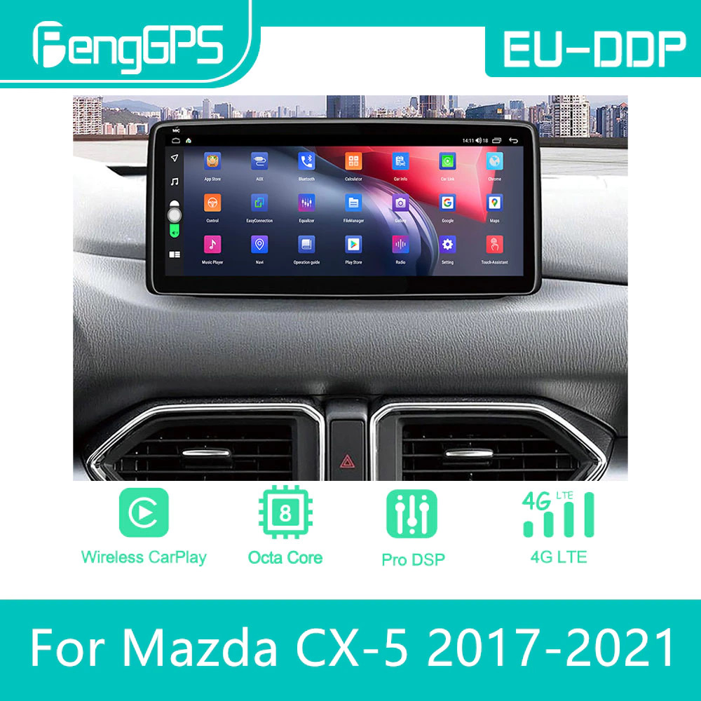 ГУ на Android 10 Размышления — Mazda CX-5 (2G), 2,5 л, 2018 года |  аксессуары | DRIVE2