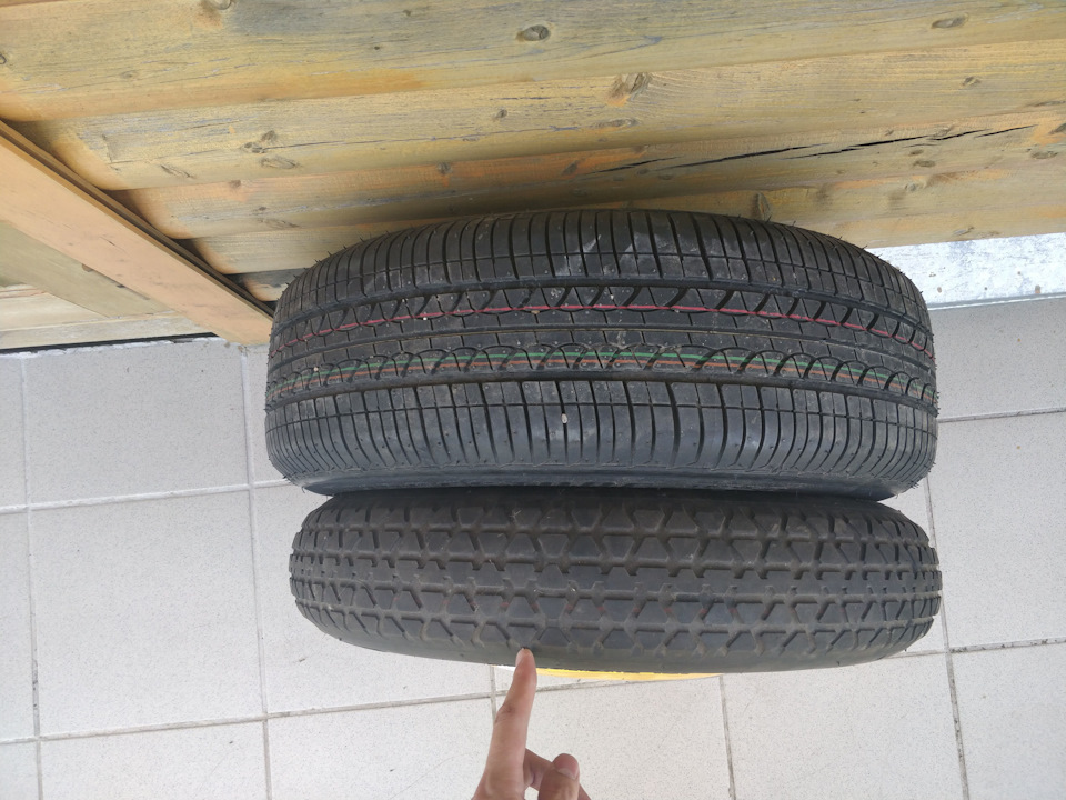 Сравнение со стоковой запаской — Honda Civic 4D (8G)