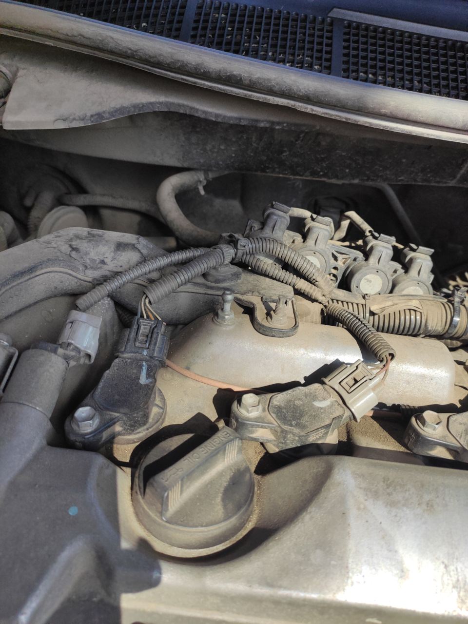 Прокладка масляной крышки. — Toyota Camry (XV50), 2,5 л, 2016 года ...