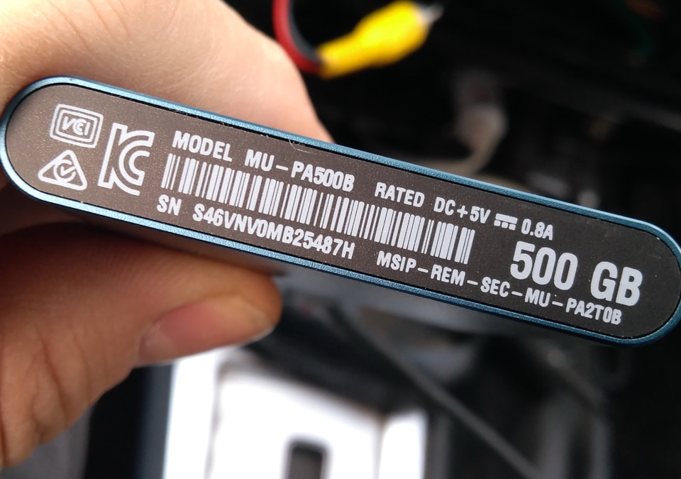 Дополнительный SSD-диск — Mitsubishi Pajero Sport (2G)