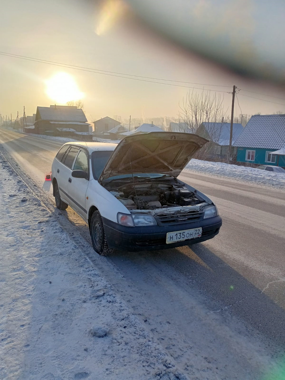 Срезало зубья на ремне ГРМ — Toyota Caldina (190), 2 л, 2001 года ...