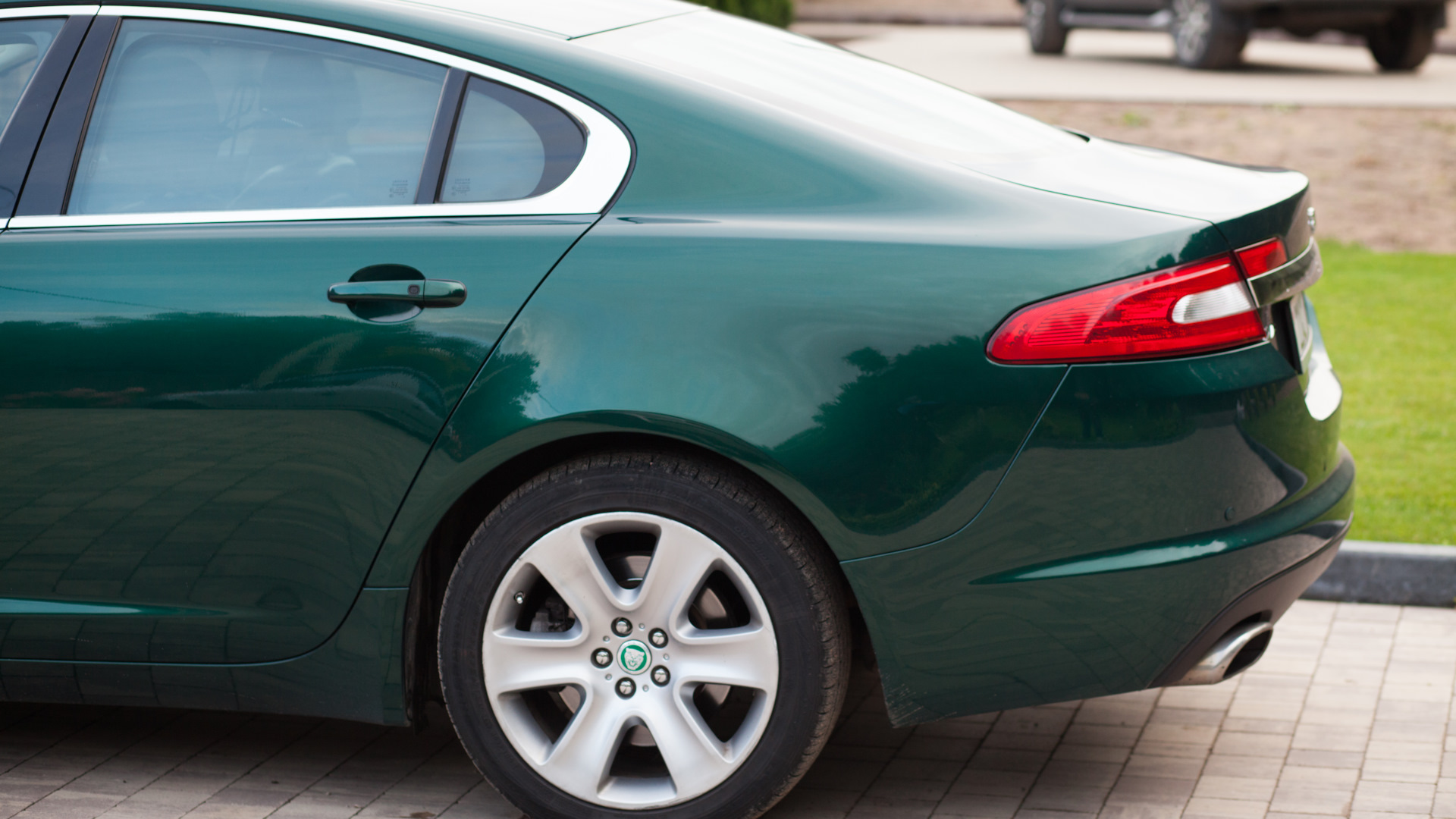 Jaguar XF (1G) 3.0 бензиновый 2008 | British Racing Green на DRIVE2