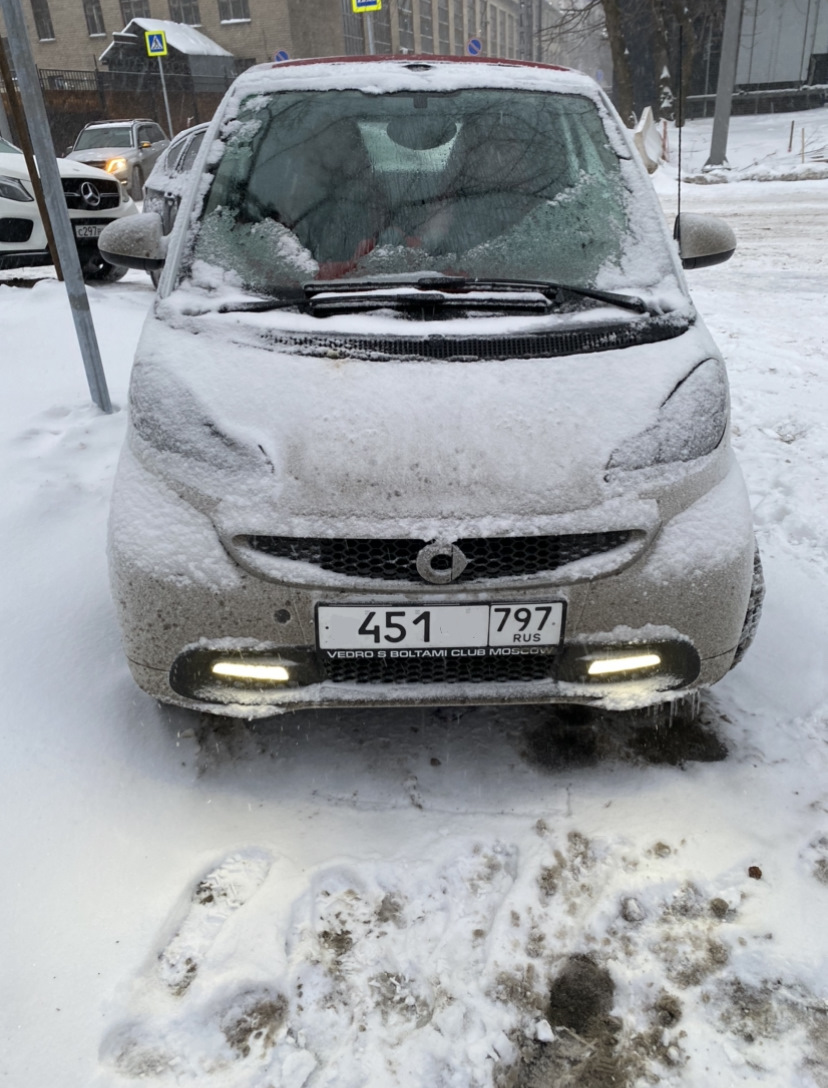 100 к счастью — Smart fortwo (2G), 1 л, 2014 года | просто так | DRIVE2