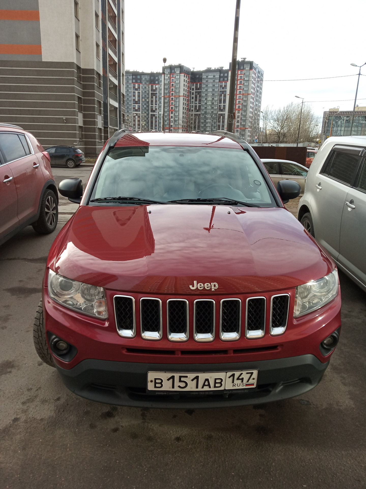 Алюминиевые огурцы, или хотя бы капот — Jeep Compass (1G), 2,4 л, 2012 года  | запчасти | DRIVE2