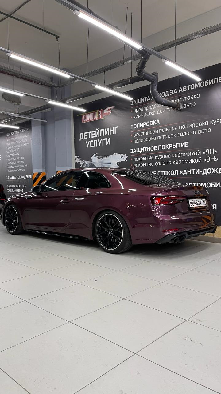 Полировка полиуретановой плёнки — Audi A5 (2G), 2 л, 2017 года | своими  руками | DRIVE2