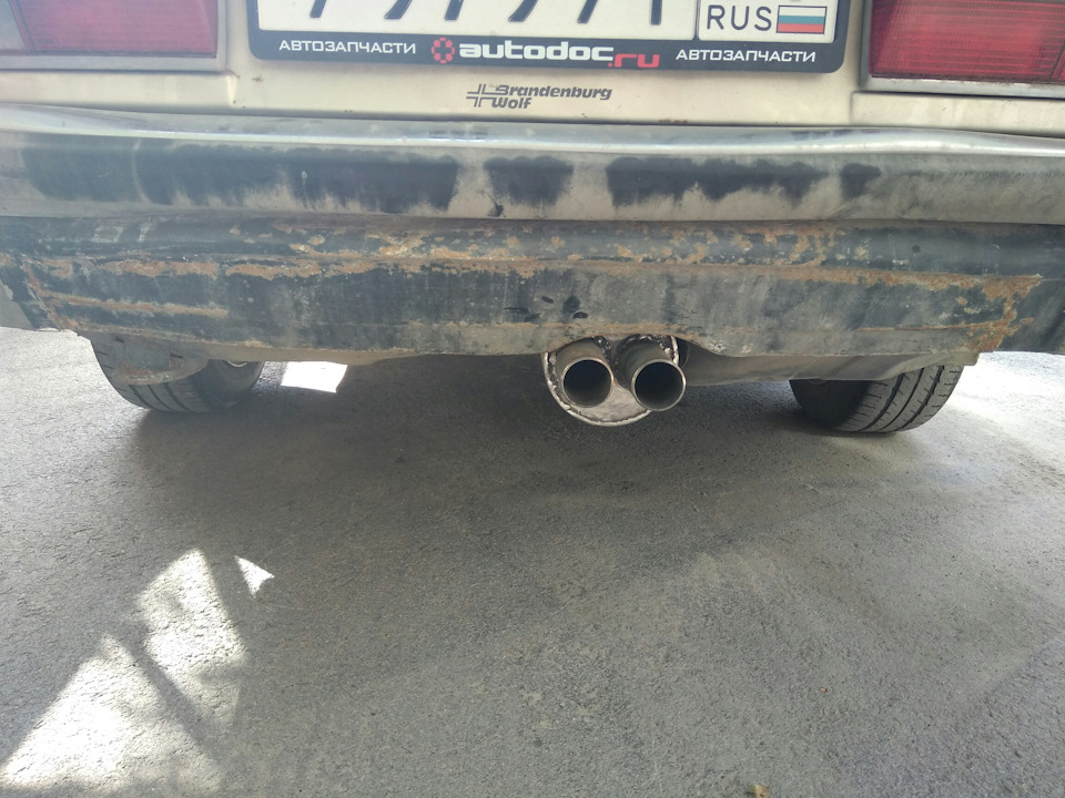 Выхлоп из нержавейки 1.7 — BMW 5 series (E28), 2 л, 1985 года | тюнинг ...