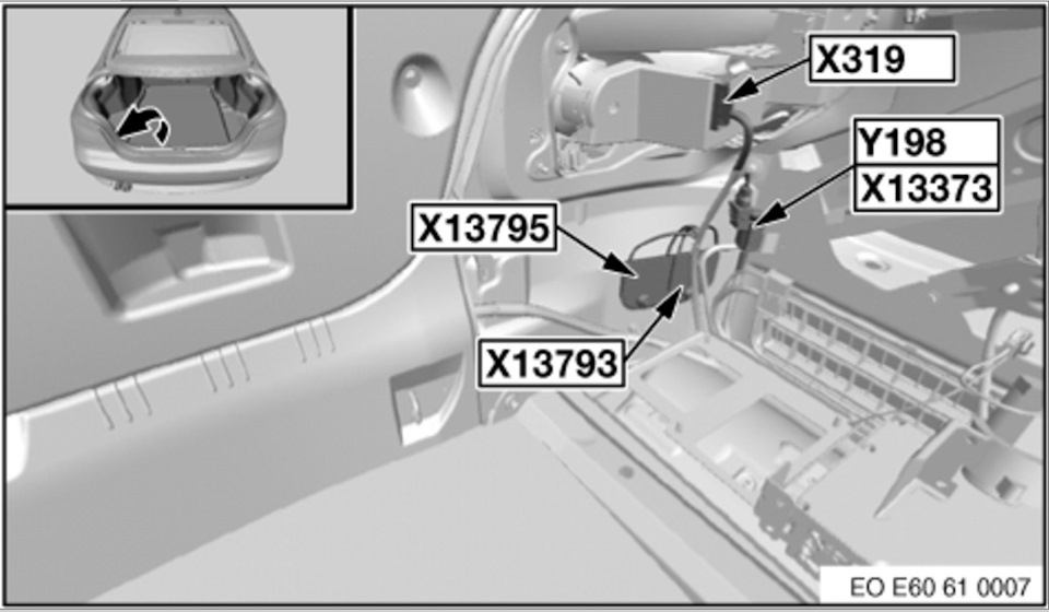 Как перезагрузить mask bmw e60