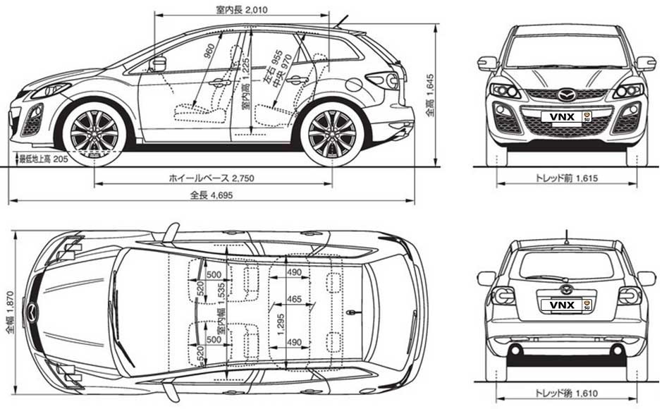 Изменение ширины (с зеркалами/без) у хэтчбеков Mazda 3 по годам