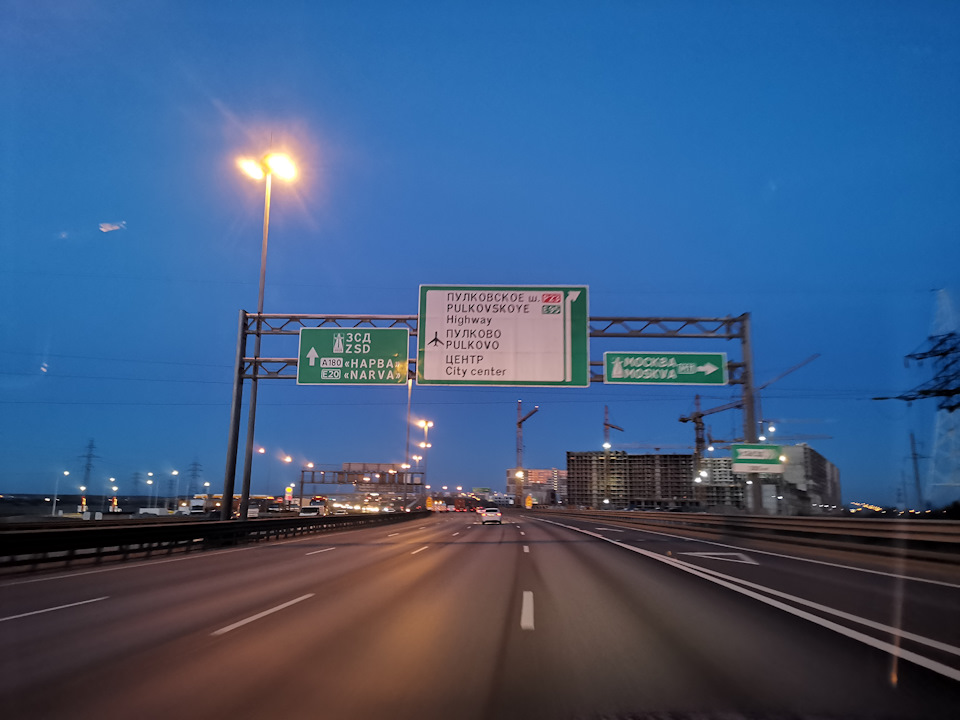 Въезд в санкт петербург