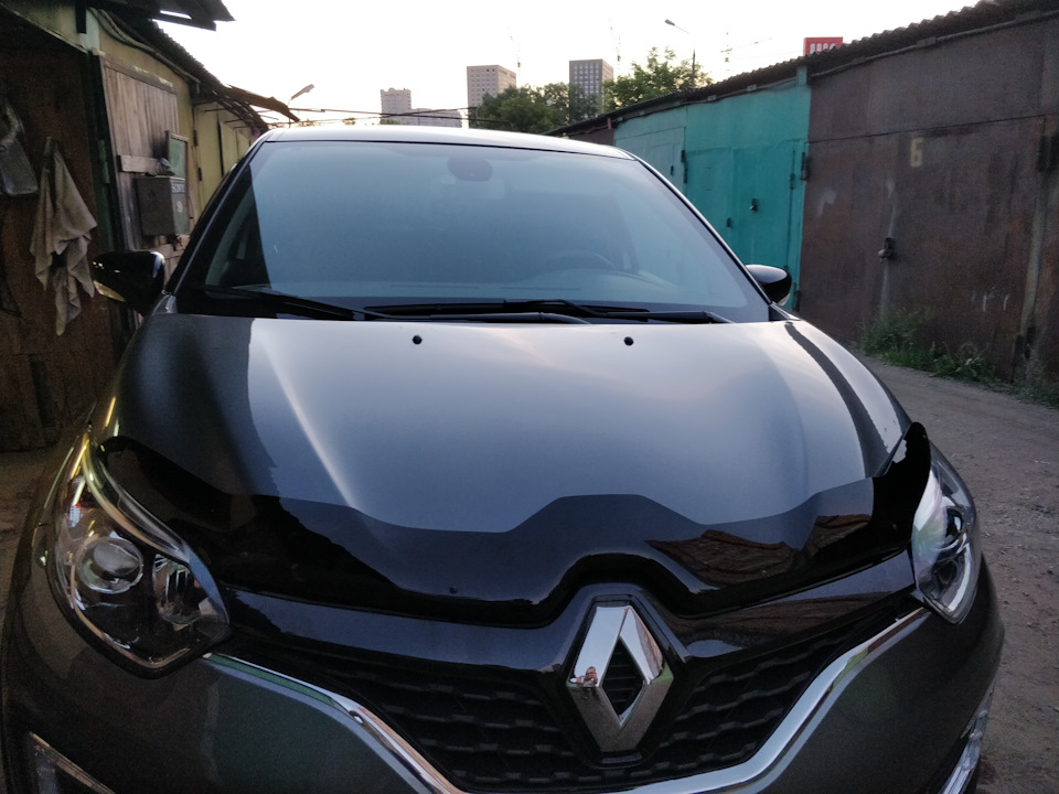 Капот рено каптур фото Дефлектор капота и дефлектора боковых окон SIM - Renault Kaptur (2016), 2 л, 201