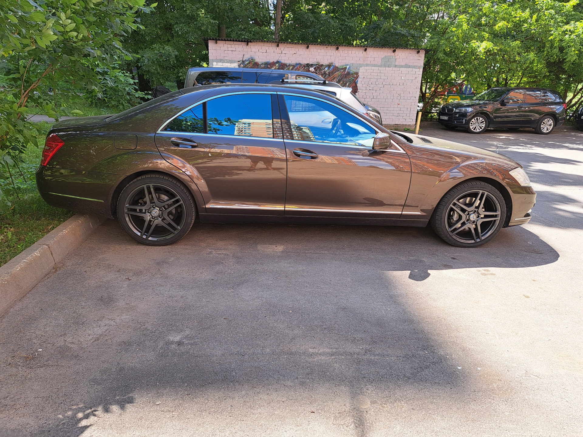 20 Колеса ///AMG — Mercedes-Benz S-Class (W221), 5,5 л, 2010 года ...