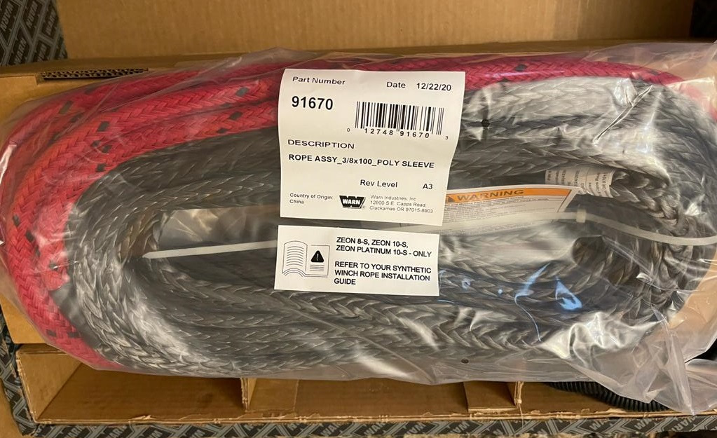 Распаковка лебёдки WARN Zeon 10s (Синтетический трос) — Jeep Wrangler