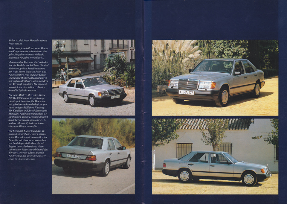 Mercedes Benz W124 Intro 1984 Drive2