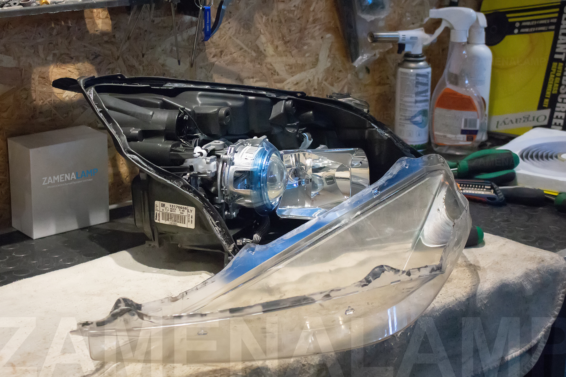 OPEL VECTRA C приводим фары в порядок — ZAMENALAMP на DRIVE2