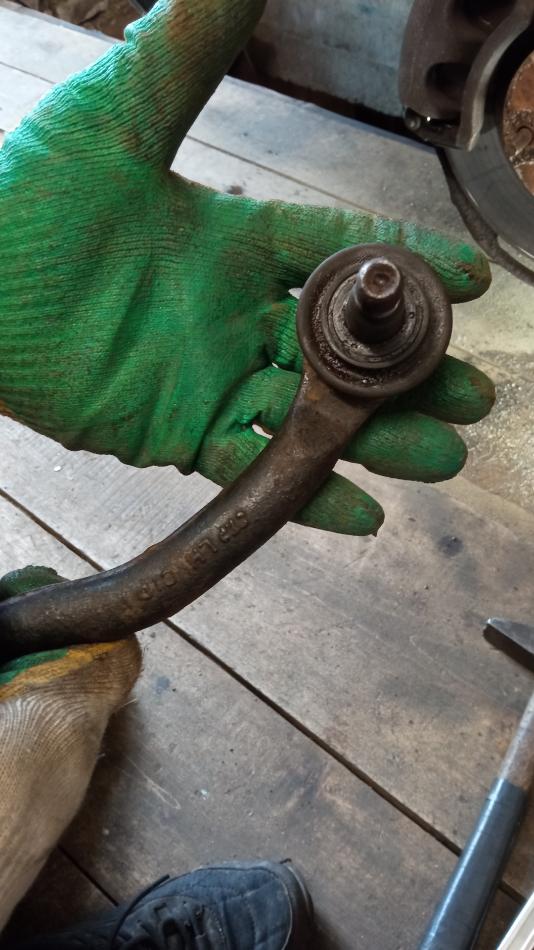 Замена наконечника рулевой тяги+развал -схождение — Mazda CX-7, 2,3 л ...