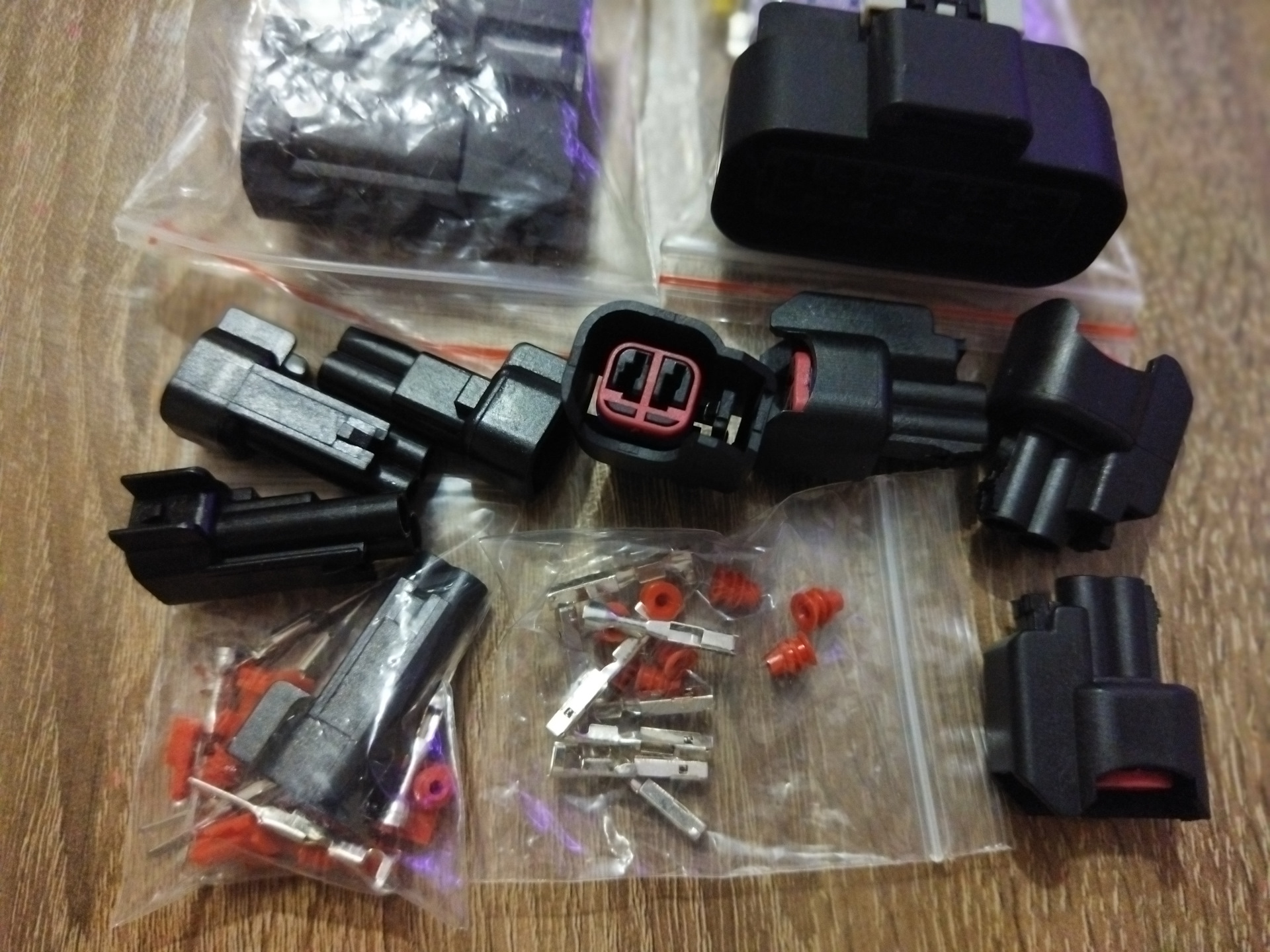 Распиновка разъема форсунок калина 2 и гранта. Заказал с Али ...