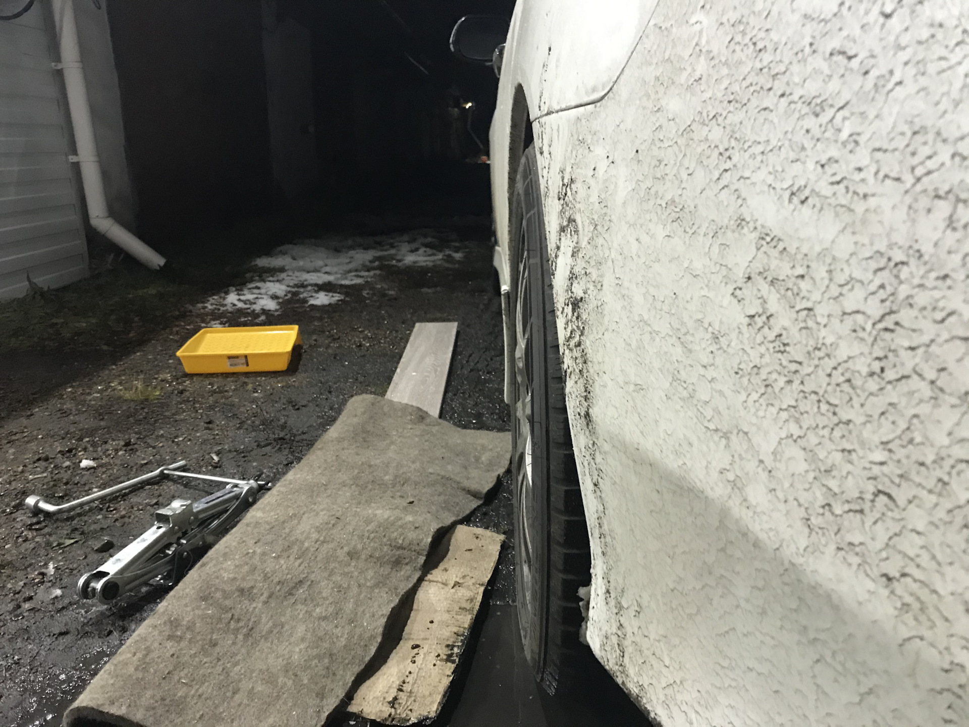 Переобувка и установка проставок на заднюю ось) — Honda Accord (8G), 2 ...