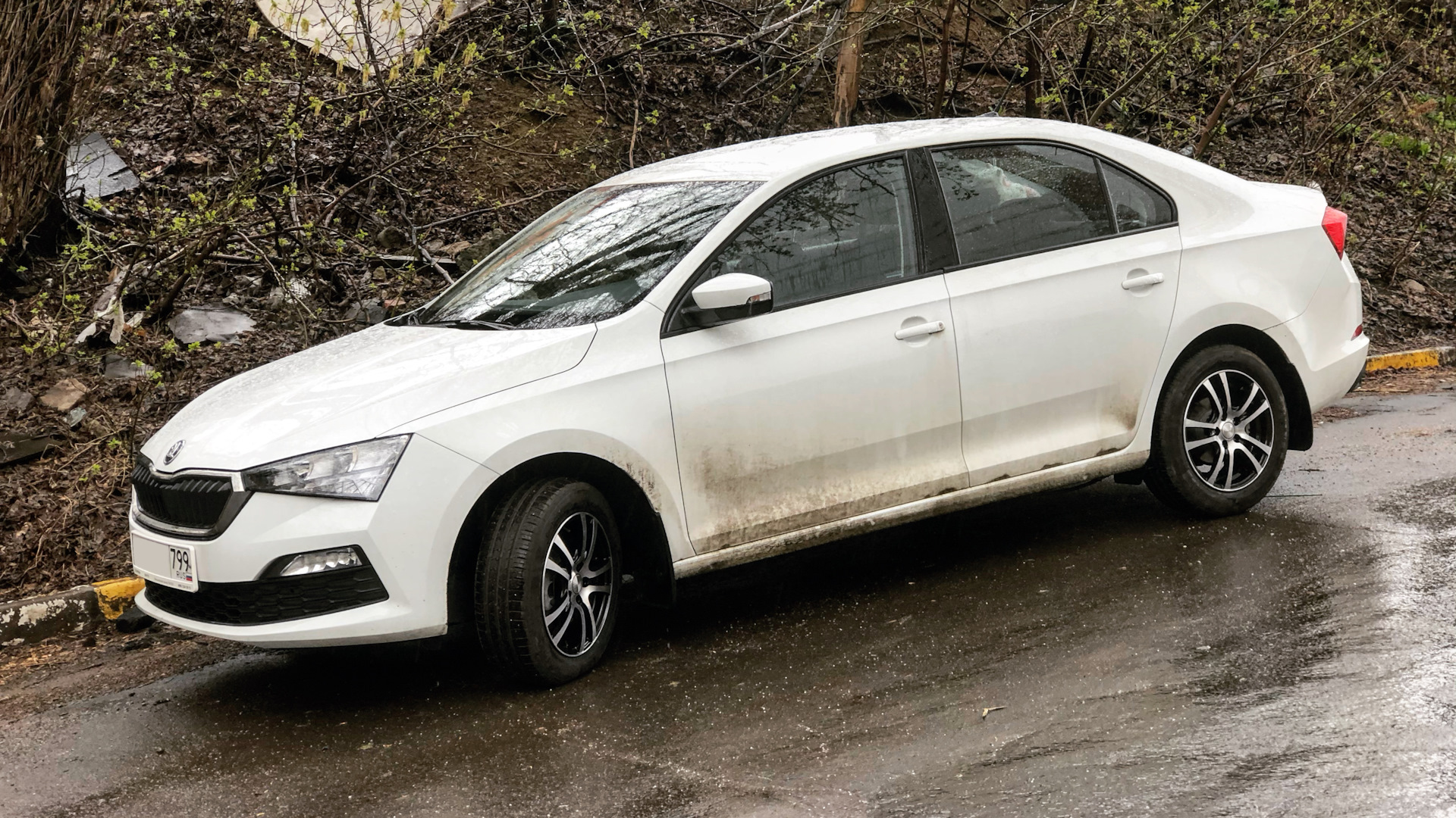 Skoda Rapid (2G) 1.6 бензиновый 2020 | Беляночка на DRIVE2