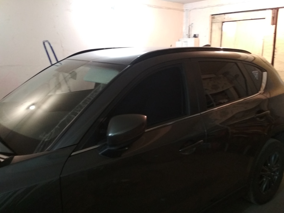 Рейлинги, поперечины, бокс — Mazda CX-5 (2G), 2 л, 2018 года ...