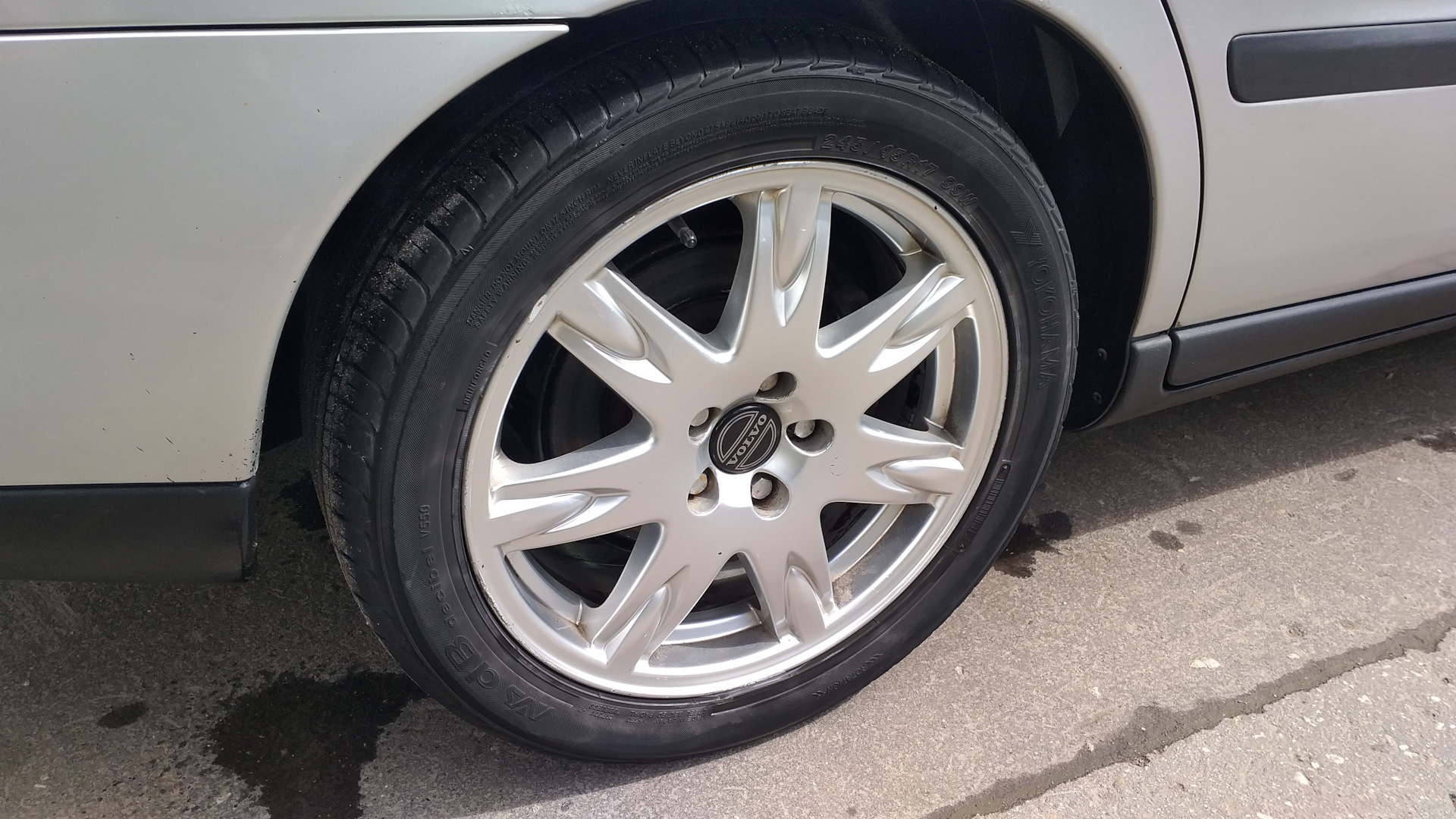 245 резина + весенняя помывка — Volvo S60 (1G), 2 л, 2003 года | шины ...