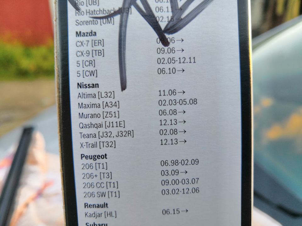 Фото в бортжурнале Nissan X-Trail III (t32). Запчасти на фото: Q90003