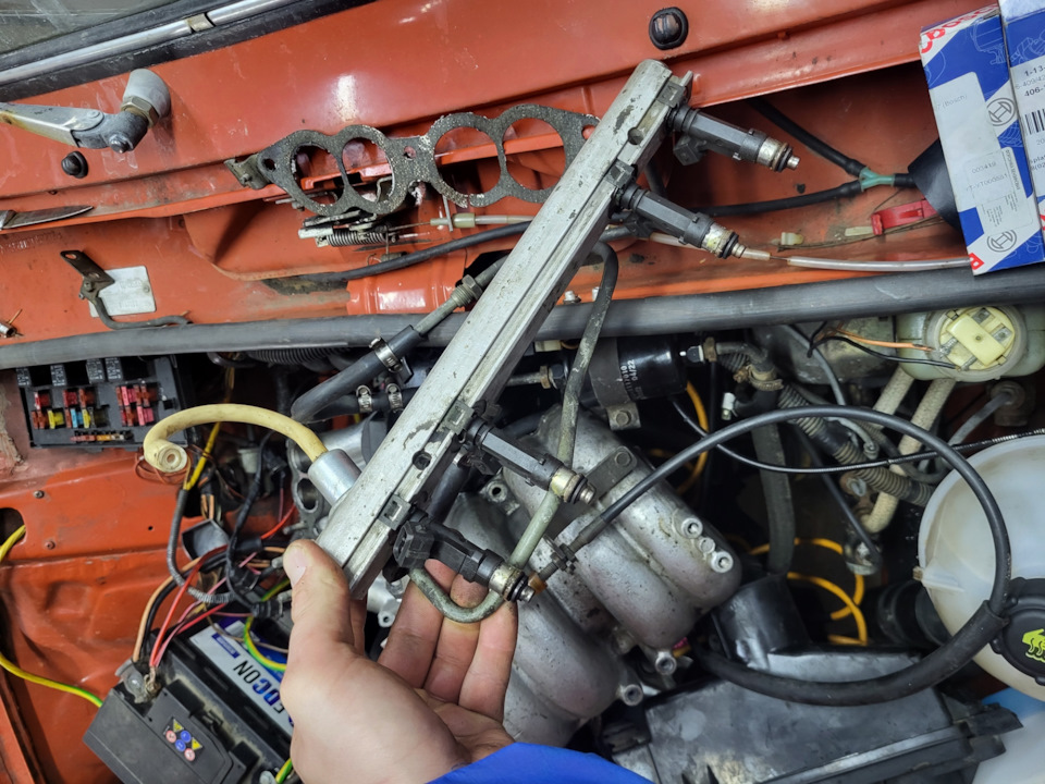 Установка BOSCH 0280158107 форсунок в замен штатных 0280158502 — Lada ...