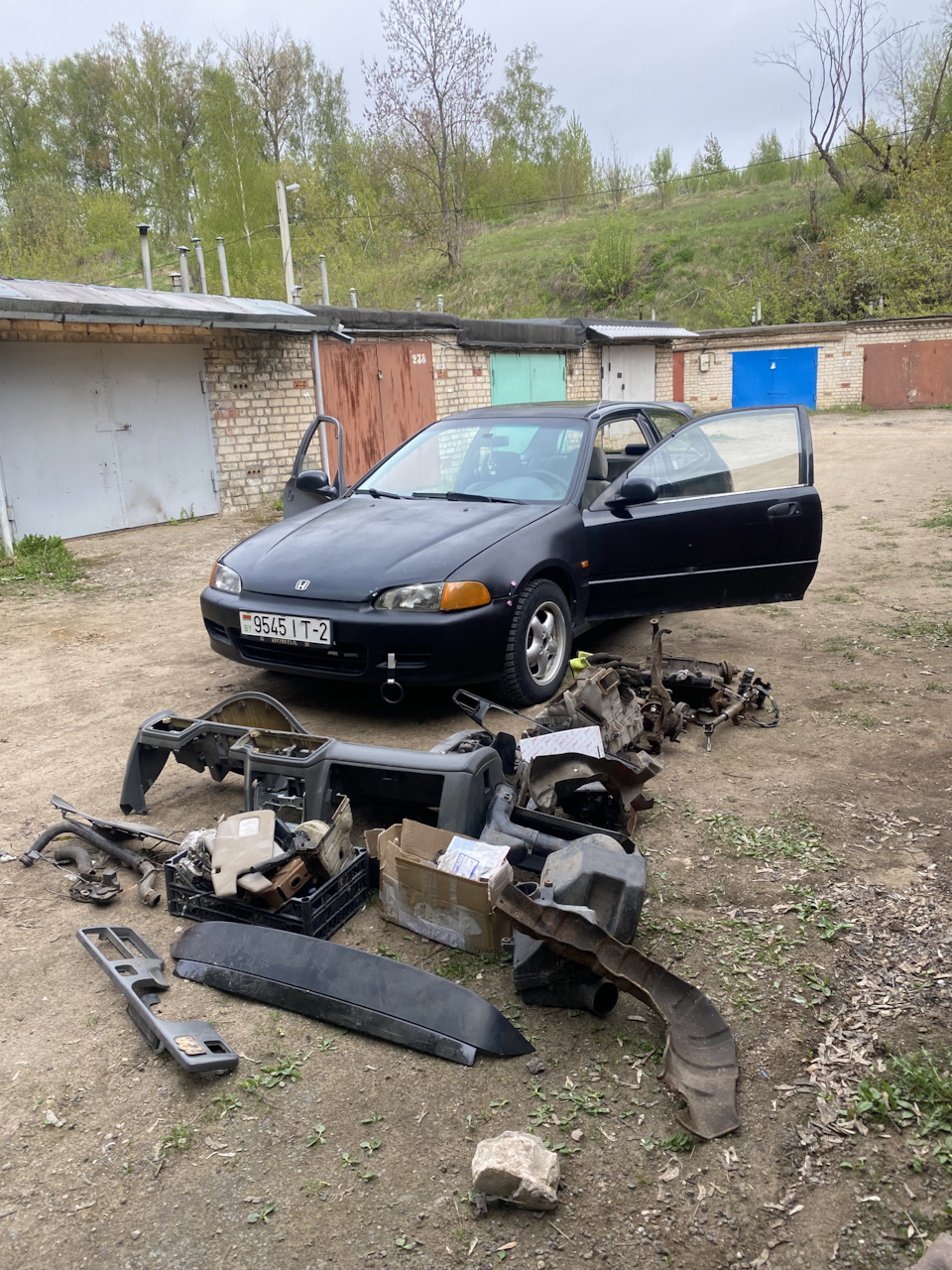 Конец истории, движение вперёд — Honda Civic Hatchback (5G), 1,3 л, 1993  года | продажа машины | DRIVE2