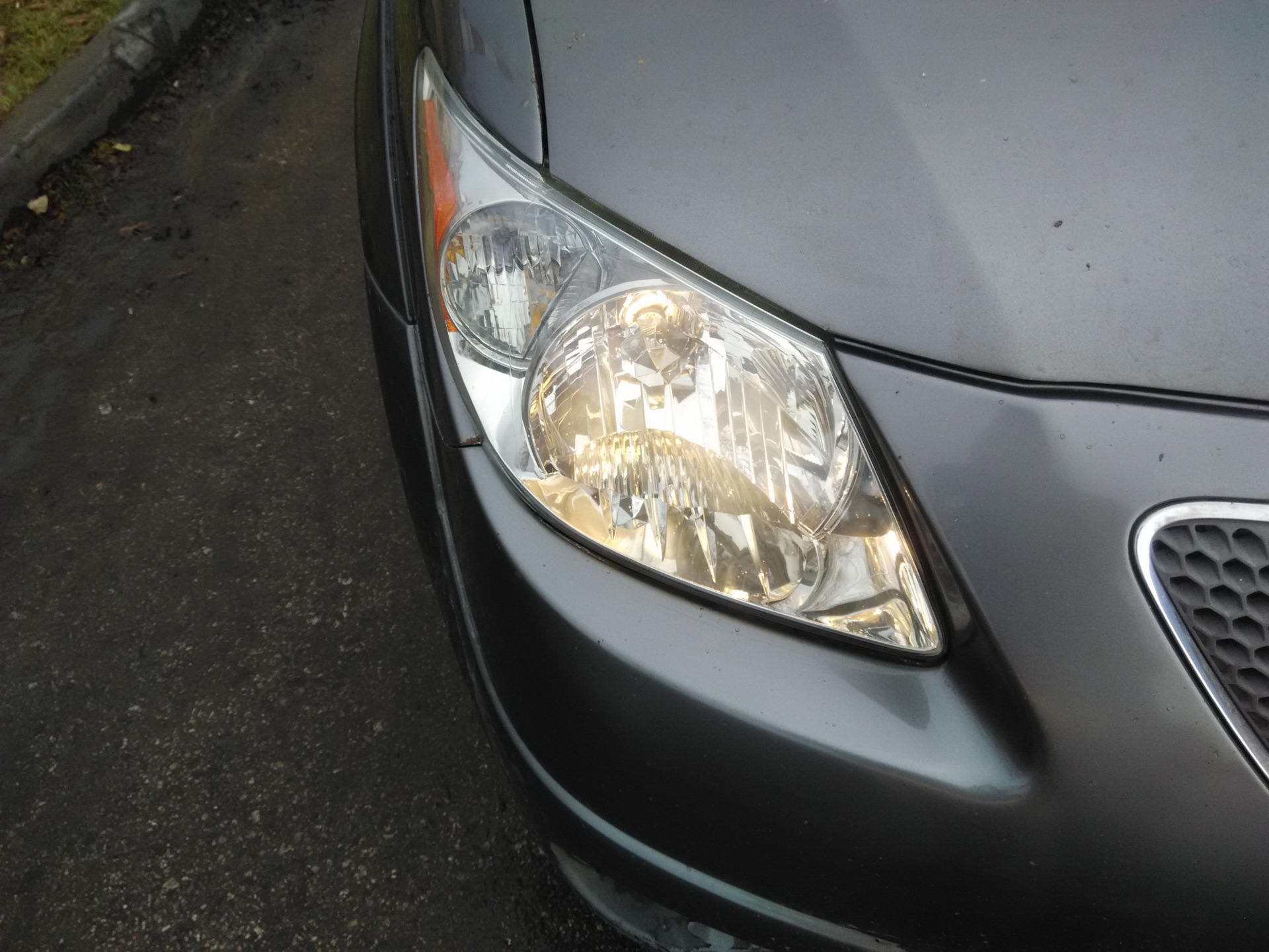 химическое восстановление фар. — Pontiac Vibe (1G), 1,8 л, 2005 года ...