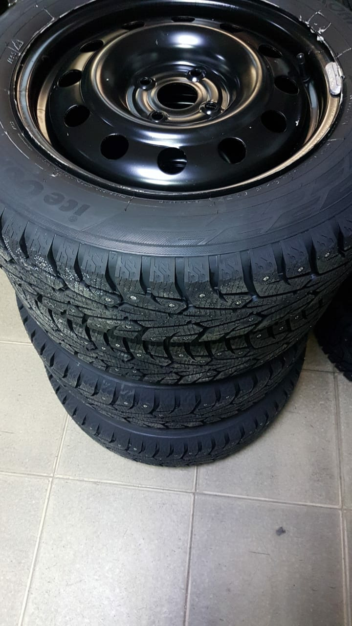 Шины Yokohama 185/65 R15 iceGuard stud iG55 TL — Hyundai Solaris, 1,6 л ...