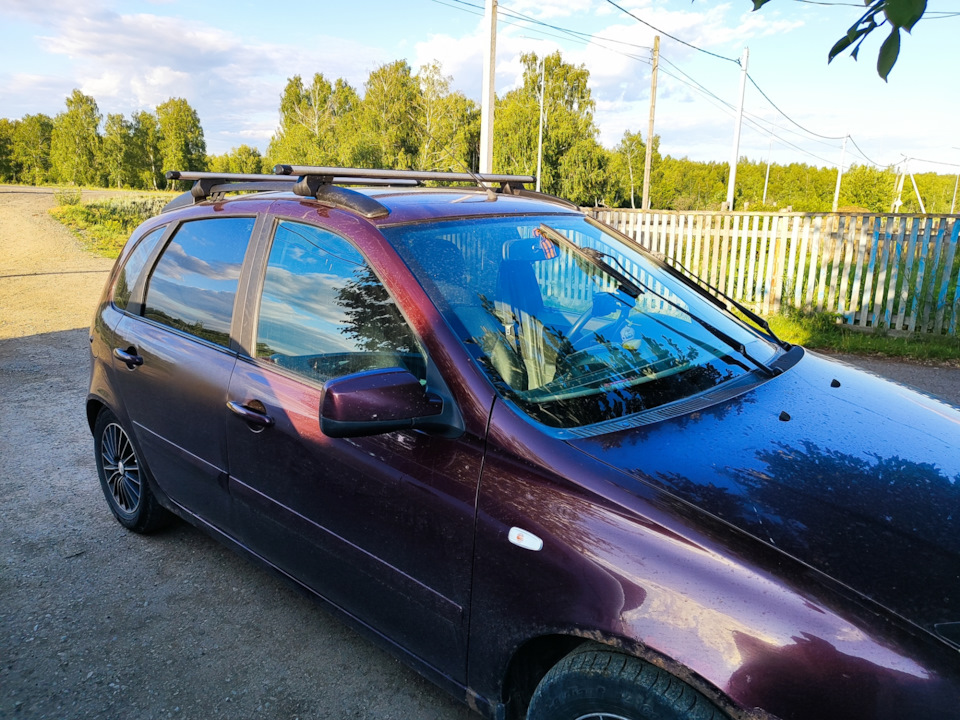 Замена салонного фильтра, установка поперечин багажника, и чистка ...