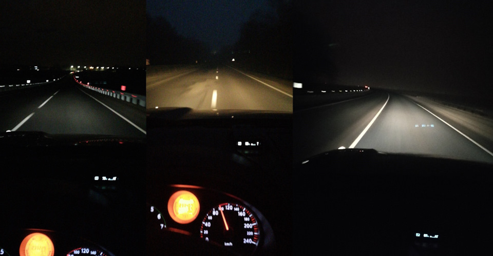 Слева Авантеч, по центру Фукурава, справа LED — Nissan X-Trail II (t31)