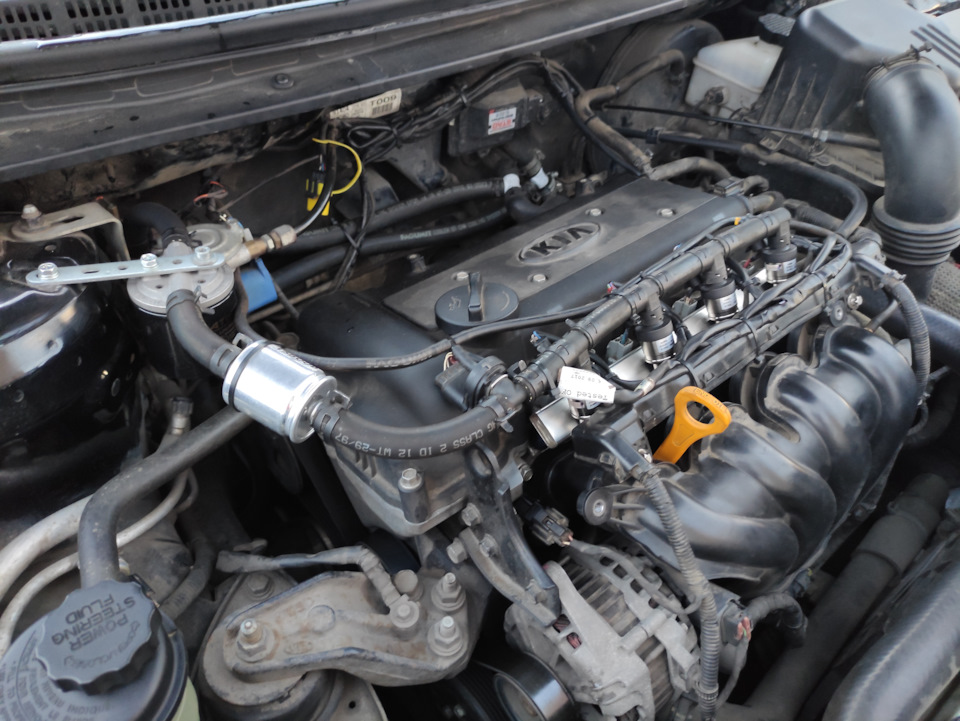 155000 — тюнинг ГБО (замена форсунок, шлангов, калибровка) — KIA Cerato ...