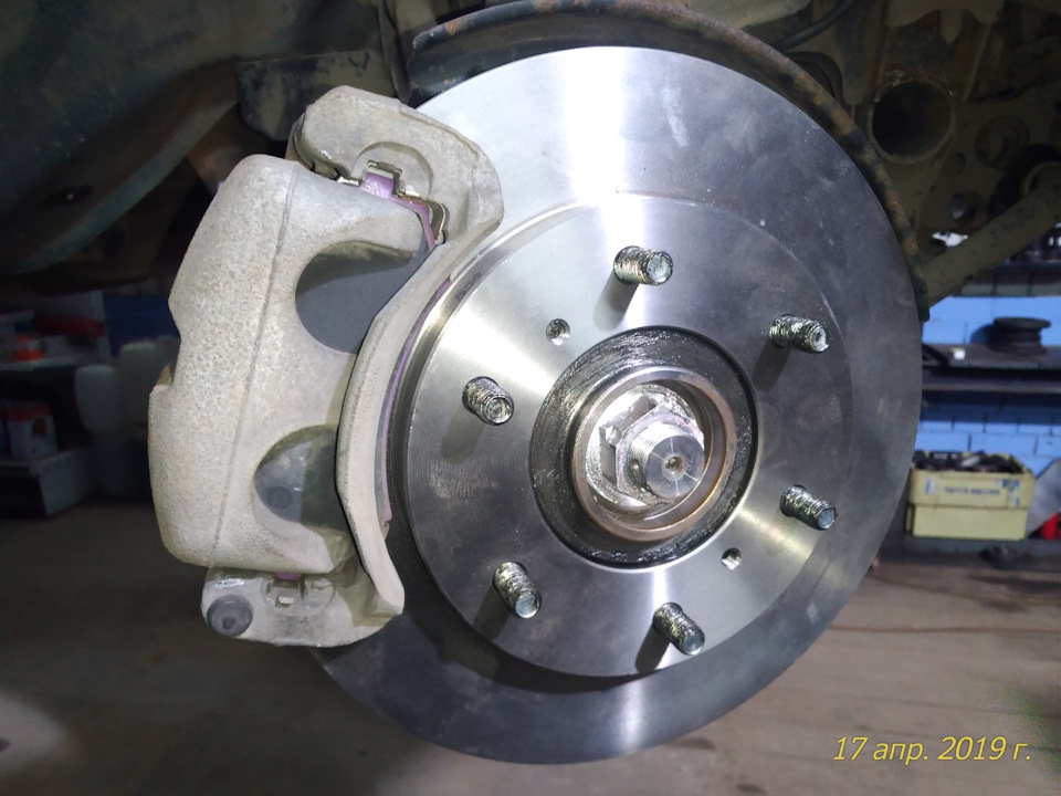 Новые диски, новая ступица ) — Mitsubishi Pajero (4G)