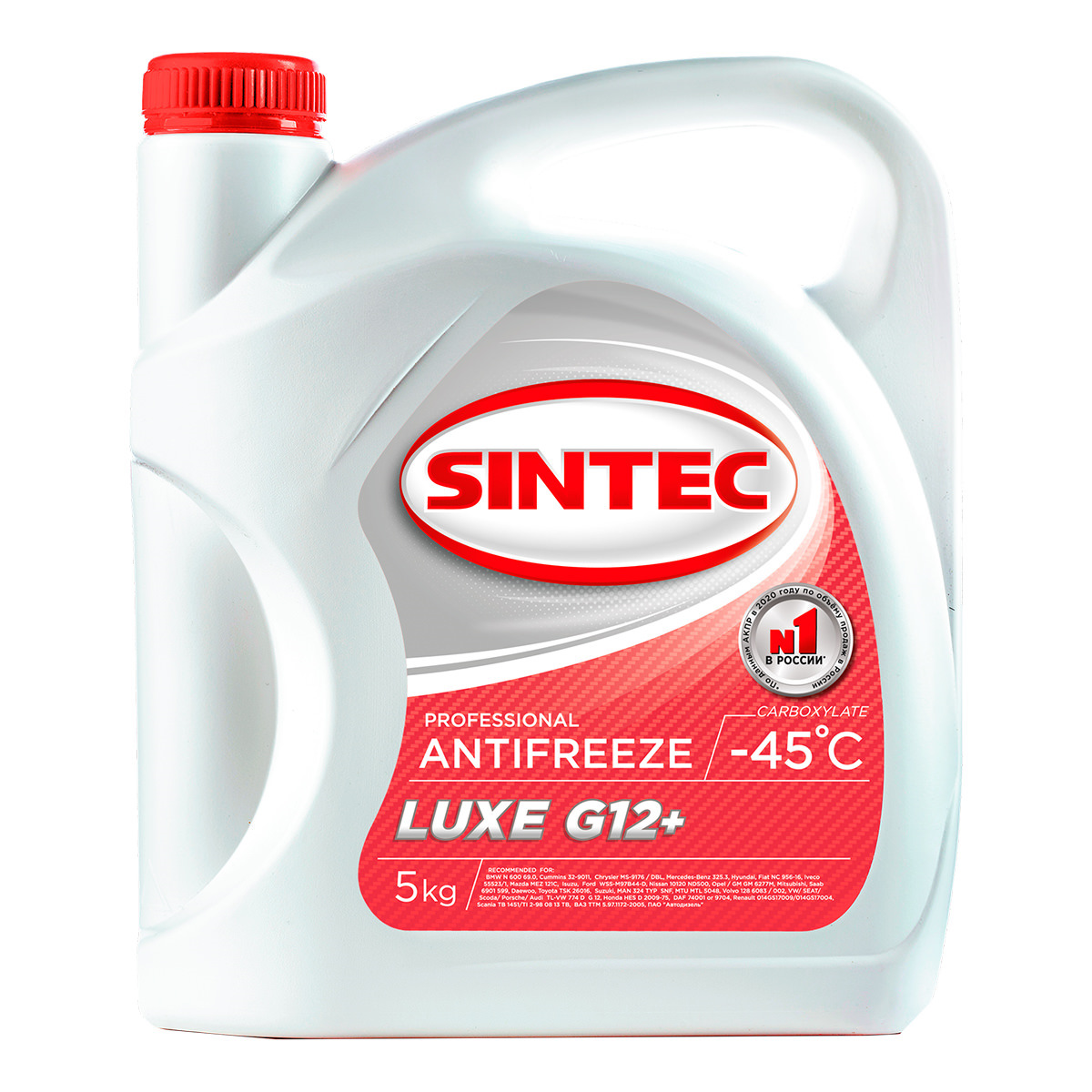 Sintec. Sintec Antifreeze Luxe g12+ фото и описание.