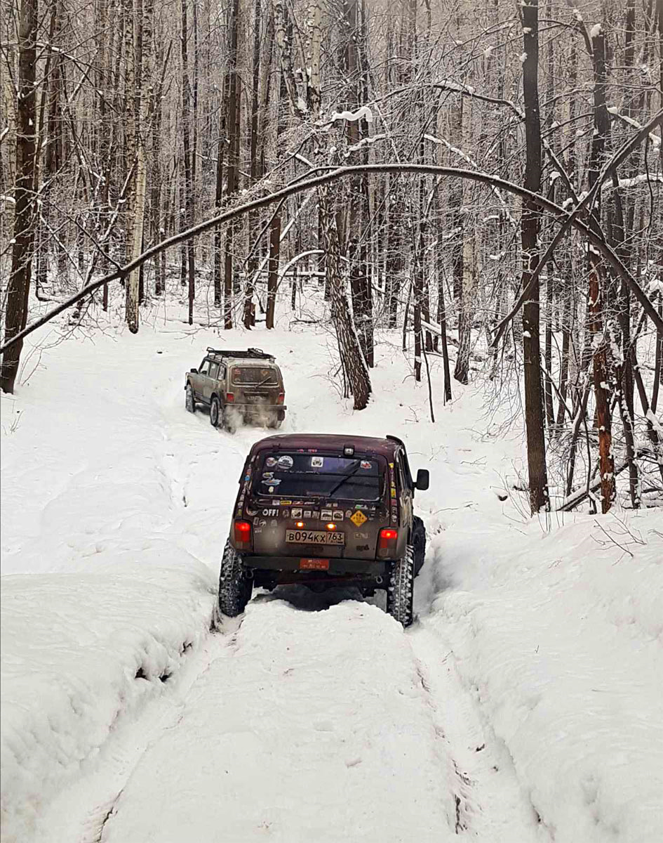 Зимняя Рачейка. — Lada 4x4 5D, 1,8 л, 2006 года | покатушки | DRIVE2