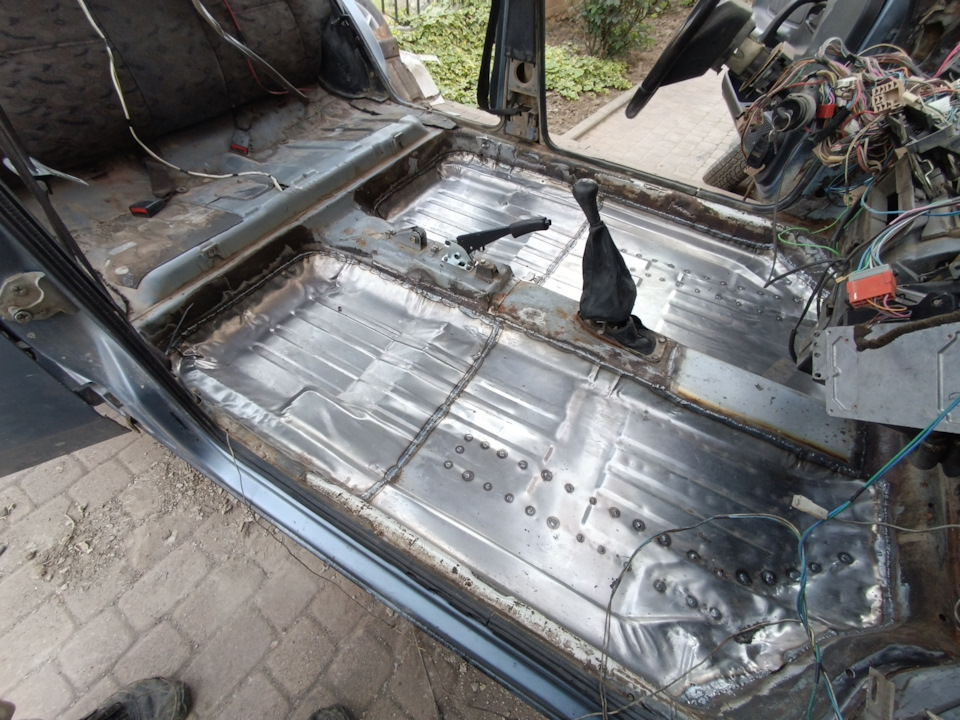 Переварка дна окончена. 3 дня горячей любви. — Lada 21099, 1,5 л, 1994 ...