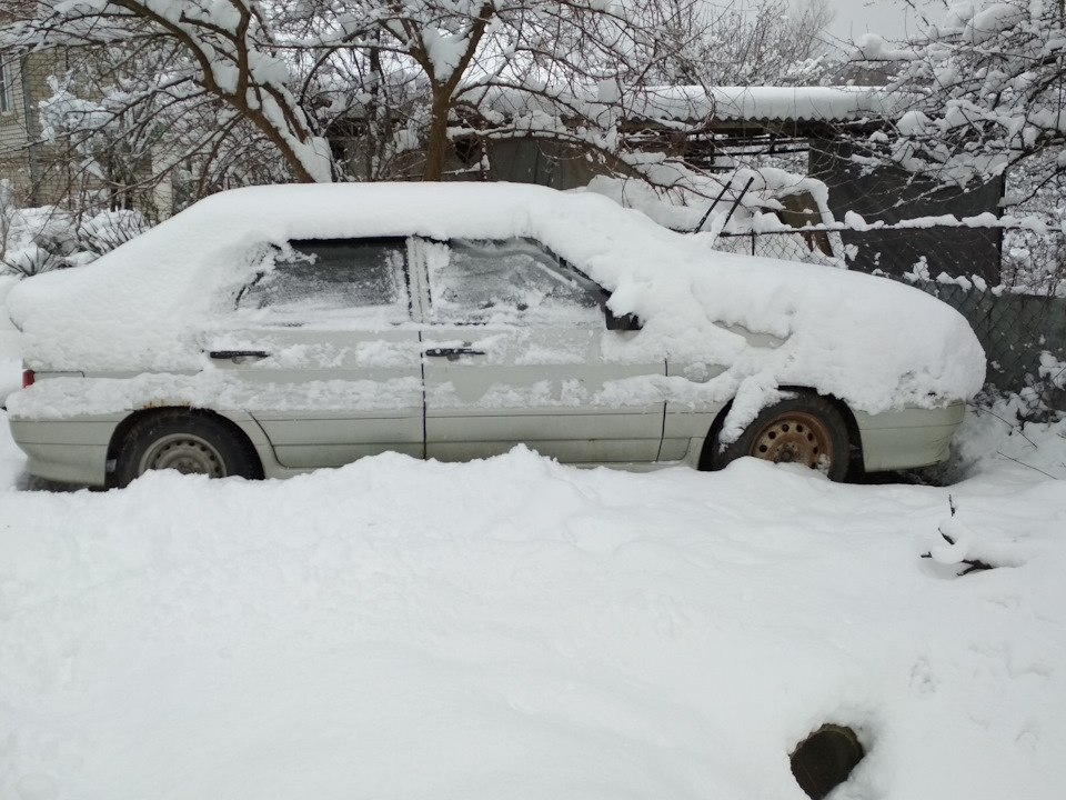 Долгожданная зима — Lada 2114, 1,6 л, 2005 года | просто так | DRIVE2