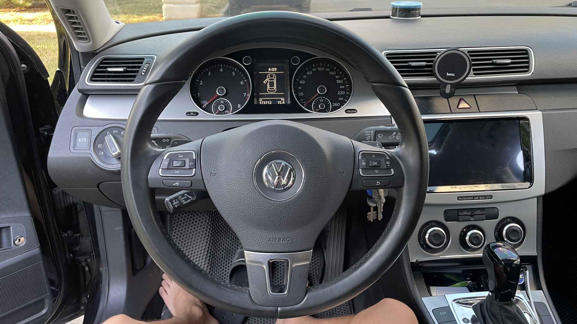 Руль с Лепестками — Volkswagen Passat B6, 2 л, 2005 года | стайлинг ...