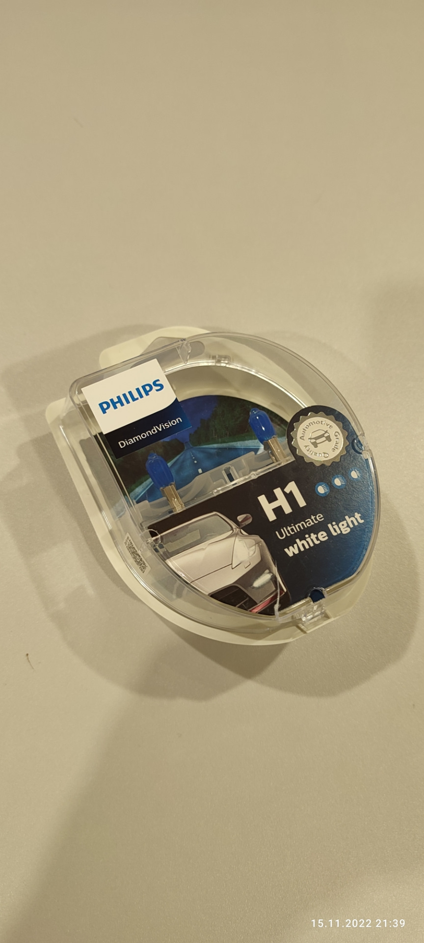 Белый галоген в дальний свет — Lada Приора универсал, 1,6 л, 2011 года ...