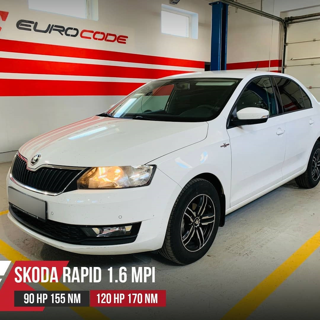 Чип тюнинг Рапид 1.6 MPI CWVA/CWVB — Eurocode чип тюнинг на DRIVE2